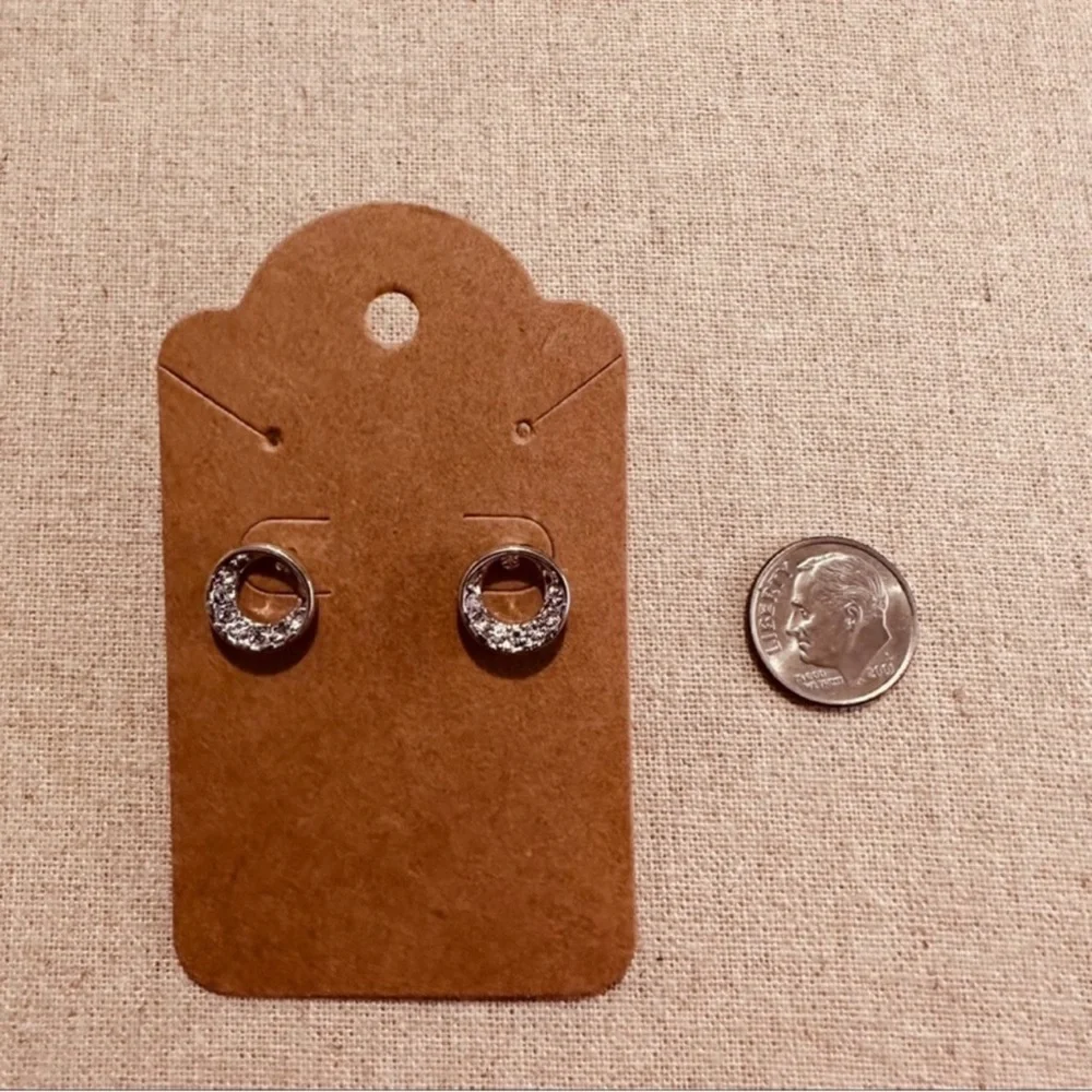 Boutique | Earrings | Circular with Clear Stones - Picture 5 of 6